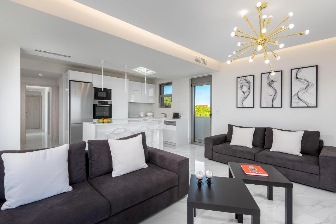 Panorama Luxury Penthouse Apartment Ixia  Bagian luar foto