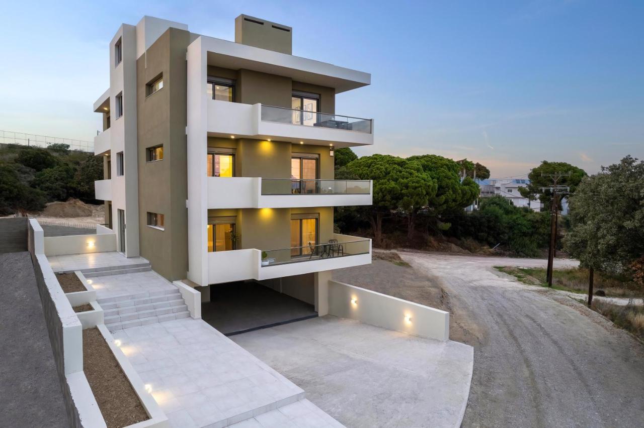 Panorama Luxury Penthouse Apartment Ixia  Bagian luar foto